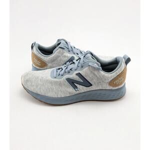 Womens New Balance Fresh Foam Arishi Gray Blue Running Shoes WARISGG3 Size 10